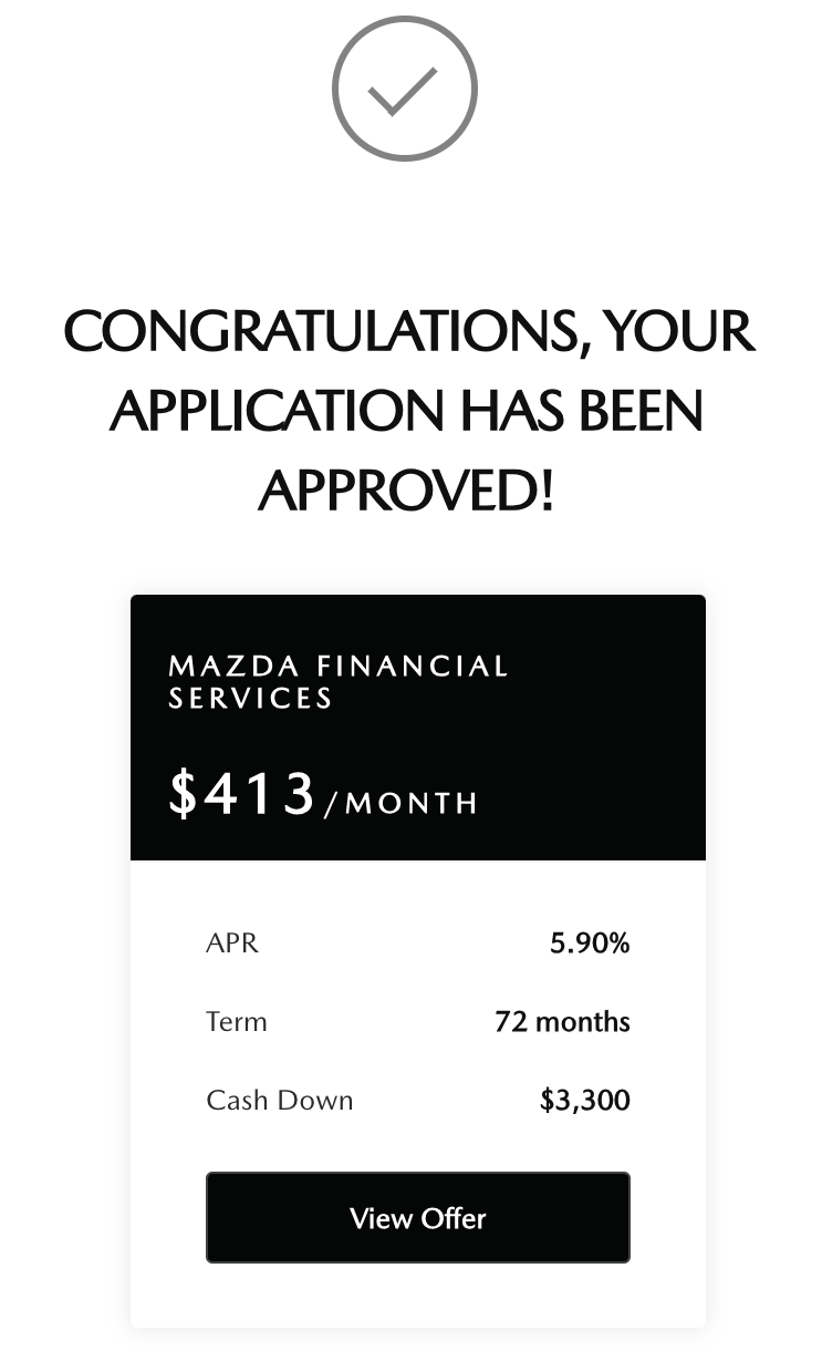 congratulations, your application has been approved!